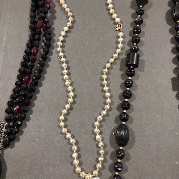 Lot of 5 Colorful Bead Gem Necklaces - Picture 7 of 11